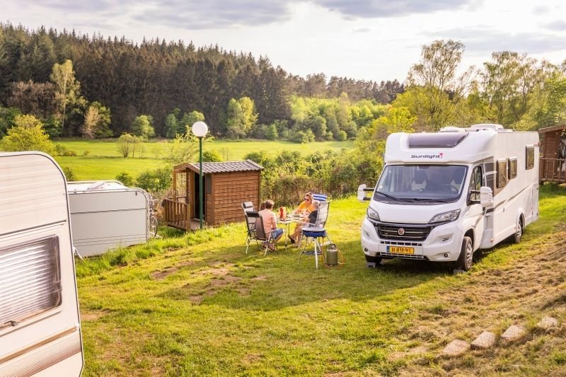 Camping in Belgien mit Rangerhütte für Kinder
